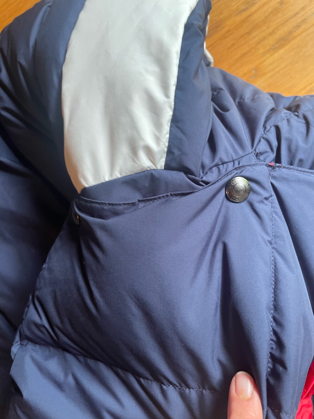 NWT Polo Ralph Lauren Navy Puffer Jacket #18 with removable hood men’s 3X Big - Picture 11 of 11